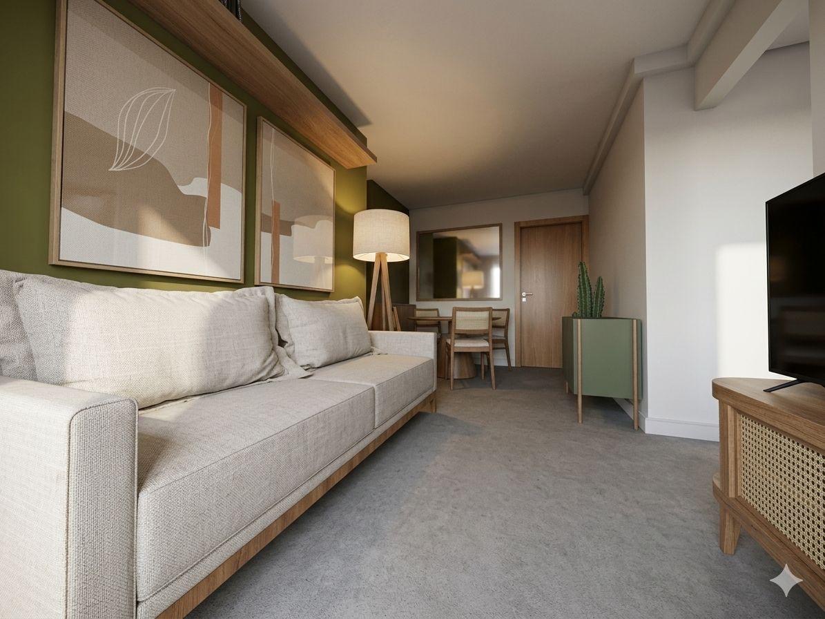Sala de Estar Integrada — Arquitetura de Interiores • Ambiente residencial